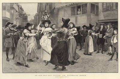 An Old May-Day Custom, the Milkmaid